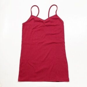 NOBO No Boundaries red ribbed camisole top